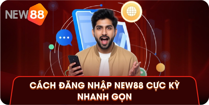 Cách đăng nhập New88 cực kỳ nhanh gọn 